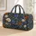 Vintage Navy Wildflower Florals for Weekend Getaways and Everyday Travel Lovers Quilted Weekend Bag - 1