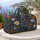 Vintage Navy Wildflower Florals for Weekend Getaways and Everyday Travel Lovers Quilted Weekend Bag - 5