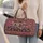 Pastel Camper Van and Wildflowers for Cozy Road Trips and Weekend Adventures Lovers Quilted Weekend Bag - 2