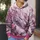 Lavender Dragon And Pink Roses For Elegant Everyday Layering And Fantasy Lovers All-over Print Hoodie (Lightweight) - 5