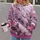 Lavender Dragon And Pink Roses For Elegant Everyday Layering And Fantasy Lovers All-over Print Hoodie (Lightweight) - 2