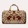 Burgundy Cross with Ivory Vintage Flowers for Faithful Everyday Travel and Devotion Quilted Weekend Bag - 6