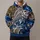 Marsh Fishing Skeleton And Lightning Art For Outdoor Anglers And Weekend Adventures All-over Print Hoodie (Lightweight) - 1