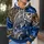 Marsh Fishing Skeleton And Lightning Art For Outdoor Anglers And Weekend Adventures All-over Print Hoodie (Lightweight) - 5