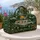 Retro Camper Van Wildflower Sunset Adventure for Free-Spirited Camping Travelers Quilted Weekend Bag - 5