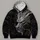 Silver Dragon Head for Bold Everyday Adventures, Night Out Style and Fantasy Fans All-over Print Hoodie (Lightweight) - 4