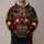Molten Lava Skull and Cracked Volcanic Rock for Bold Alternative Streetwear All-over Print Hoodie (Lightweight) - 1