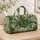 Tropical Green Monstera Leaves for Relaxed Summer Getaways and Weekend Island Escapes Quilted Weekend Bag - 4