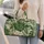 Tropical Green Monstera Leaves for Relaxed Summer Getaways and Weekend Island Escapes Quilted Weekend Bag - 2