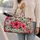 Pink Hibiscus Blooms for Tropical Getaways, Summer Vacations and Beachside Escapes Quilted Weekend Bag - 2