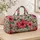 Pink Hibiscus Blooms for Tropical Getaways, Summer Vacations and Beachside Escapes Quilted Weekend Bag - 4