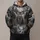Dark Forest Stags and Flying Birds for Camping, Hunting, Outdoor Adventures and Hiking All-over Print Hoodie (Lightweight) - 1