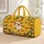 Golden Yellow Duckling Crowd for Cheerful Family Getaways and Spring Travel Escapes Quilted Weekend Bag - 1