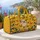 Golden Yellow Duckling Crowd for Cheerful Family Getaways and Spring Travel Escapes Quilted Weekend Bag - 5