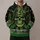 Green Skull Soldier Emblem for Outdoor Workwear and Tactical Casual Style All-over Print Hoodie (Lightweight) - 1