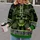 Green Skull Soldier Emblem for Outdoor Workwear and Tactical Casual Style All-over Print Hoodie (Lightweight) - 2