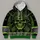 Green Skull Soldier Emblem for Outdoor Workwear and Tactical Casual Style All-over Print Hoodie (Lightweight) - 4