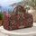 Boho Floral Medallion Motifs for Colorful Weekend Getaways and Holiday Travel Gifts Quilted Weekend Bag - 5