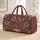 Boho Floral Medallion Motifs for Colorful Weekend Getaways and Holiday Travel Gifts Quilted Weekend Bag - 1