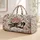 Blush Rose Bouquets And Black Heels For Elegant Getaways And Romantic Fashion Lovers Quilted Weekend Bag - 1