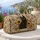 Black Cat, Sunflowers and Butterflies for Relaxed Weekend Getaways and Cat Lovers Quilted Weekend Bag - 5