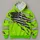 Neon Green Torn American Flag Workwear for Outdoor Jobs and Weekend Adventures All-over Print Hoodie (Lightweight) - 4