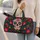 Colorful Sugar Skull and Floral Mandala for Yoga Retreats and Weekend Getaways and Road Trips Quilted Weekend Bag - 2