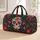Colorful Sugar Skull and Floral Mandala for Yoga Retreats and Weekend Getaways and Road Trips Quilted Weekend Bag - 1