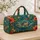 Sea Turtle and Hibiscus Tropical Motifs for Beach Getaways and Summer Travel Gifts Quilted Weekend Bag - 4