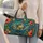 Sea Turtle and Hibiscus Tropical Motifs for Beach Getaways and Summer Travel Gifts Quilted Weekend Bag - 2