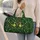 Retro Tennis Racket And Lime Balls For Court Days And Active Weekends Quilted Weekend Bag - 2