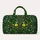 Retro Tennis Racket And Lime Balls For Court Days And Active Weekends Quilted Weekend Bag - 6