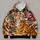 Orange Striped Tiger Santa Scene for Christmas Celebrations and Holiday Gift Giving All-over Print Hoodie (Lightweight) - 4