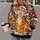 Orange Striped Tiger Santa Scene for Christmas Celebrations and Holiday Gift Giving All-over Print Hoodie (Lightweight) - 2