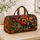 Tropical Halloween Animals for Spooky Summer Getaways and Festive Beach Escapes Quilted Weekend Bag - 4