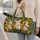 Sunflower Meadow Rabbits for Cottagecore Getaways, Spring Trips, and Nature Lovers Quilted Weekend Bag - 2