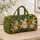 Sunflower Meadow Rabbits for Cottagecore Getaways, Spring Trips, and Nature Lovers Quilted Weekend Bag - 4