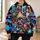 Retro Cartoon Character Collage for Nostalgic Weekend Fun and Classic Animation Fans All-over Print Hoodie (Lightweight) - 6