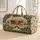 Strawberry Market Caravan And Cottage Garden Charm For Weekend Getaways With Mom Quilted Weekend Bag - 1