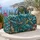 Sea Turtle Coastal Ocean Motifs for Beach Getaways and Relaxed Summer Travel Escapes Quilted Weekend Bag - 5