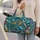 Sea Turtle Coastal Ocean Motifs for Beach Getaways and Relaxed Summer Travel Escapes Quilted Weekend Bag - 2