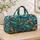 Sea Turtle Coastal Ocean Motifs for Beach Getaways and Relaxed Summer Travel Escapes Quilted Weekend Bag - 4