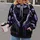 Black And Violet Panther Armor Costume Motif for Cosplay Events and Fan Gatherings All-over Print Hoodie (Lightweight) - 2