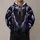 Black And Violet Panther Armor Costume Motif for Cosplay Events and Fan Gatherings All-over Print Hoodie (Lightweight) - 1