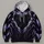 Black And Violet Panther Armor Costume Motif for Cosplay Events and Fan Gatherings All-over Print Hoodie (Lightweight) - 4
