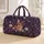 Moonlit Bunny and Wildflowers for Dreamy Spring Getaways and Nature Loving Travelers Quilted Weekend Bag - 1