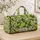 Lime Slice and Green Leaf Citrus Style for Bright Summer Travel and Vacation Getaways Quilted Weekend Bag - 4