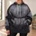 Charcoal Silver Armored Villain Suit Look for Comic Con Cosplay and Fan Events All-over Print Hoodie (Lightweight) - 6