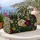 Lush Green Botanical Flowers for Relaxed Weekend Getaways and Nature Loving Travelers Quilted Weekend Bag - 5