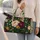 Lush Green Botanical Flowers for Relaxed Weekend Getaways and Nature Loving Travelers Quilted Weekend Bag - 2